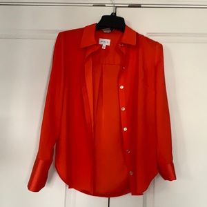 Milly red P blouse